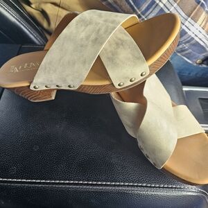 Kork-Ease Tan Leather Sandals